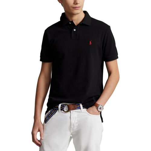 Polo Ralph Lauren Custom Slim Fit Mesh Polo Shirt